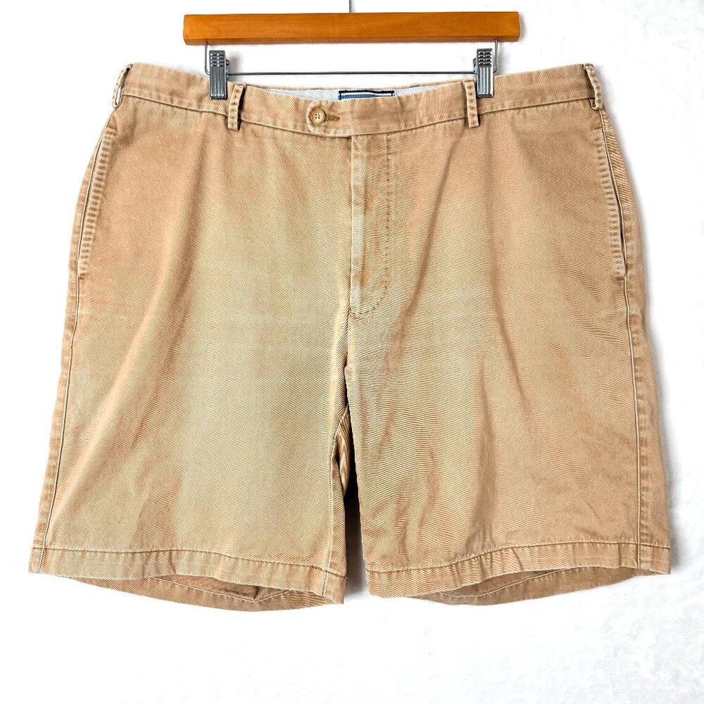 PETER MILLAR Pima Cotton Peru Flat Front Casual Golf Outdoor 9" Chino Shorts 40